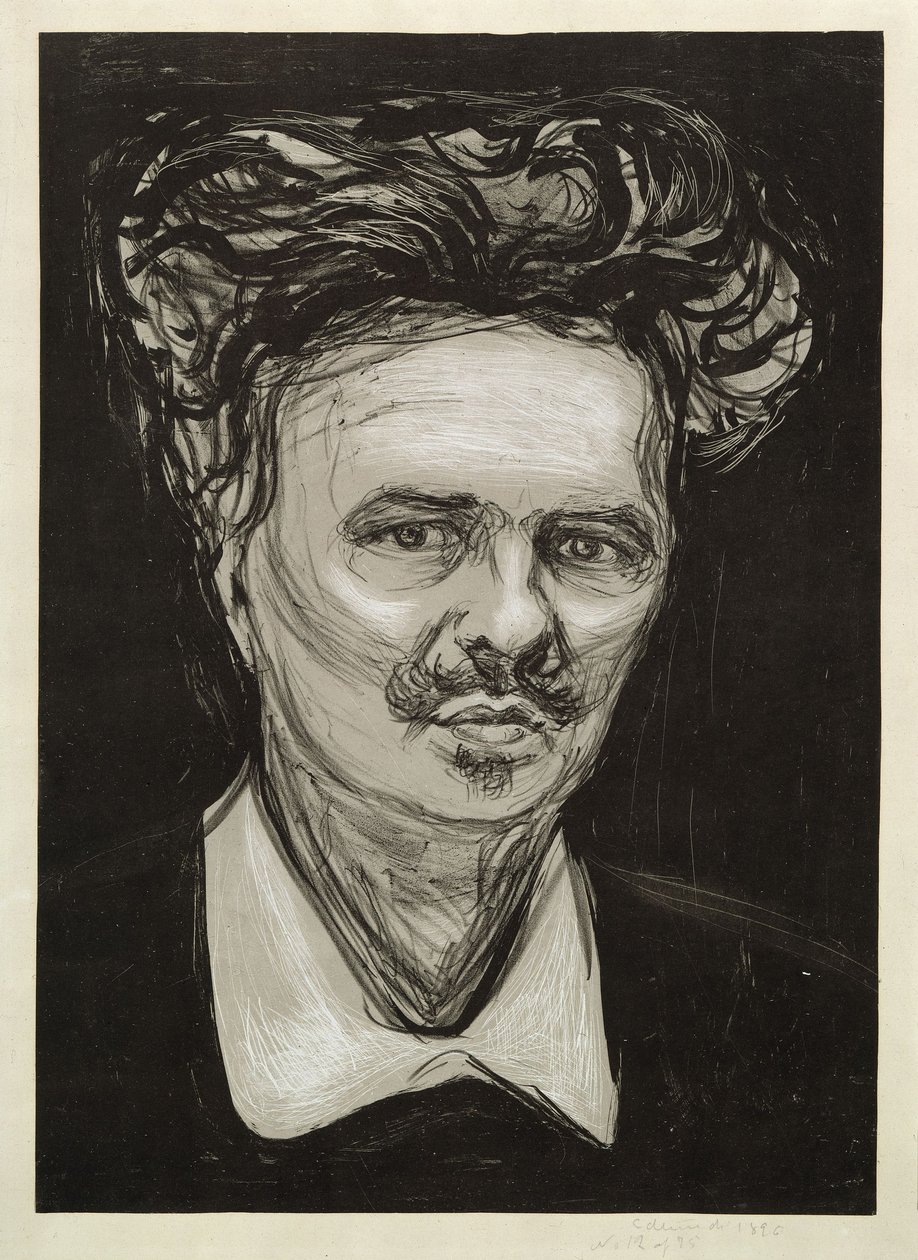 August Strindberg av Edvard Munch