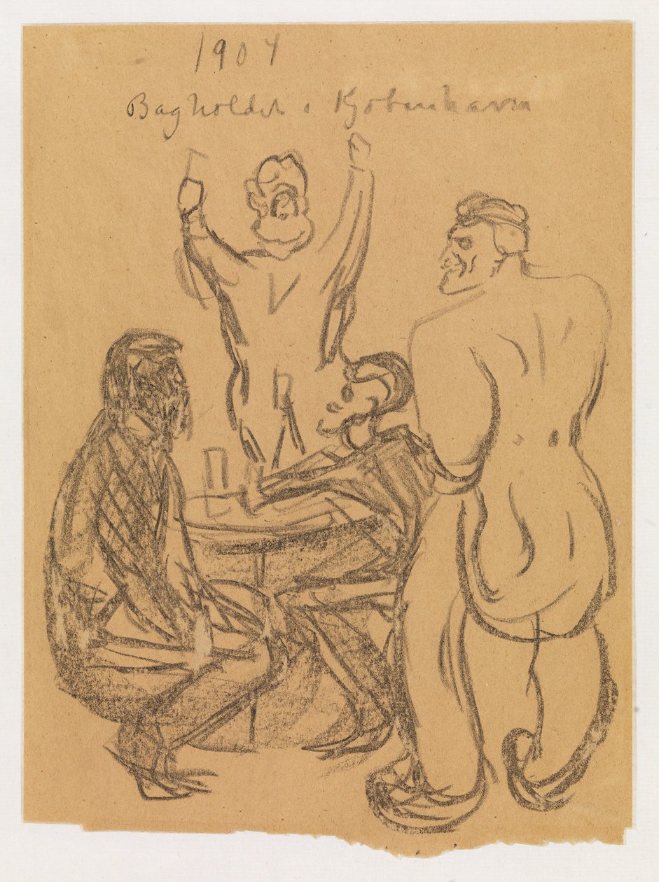 Bakholdet i København av Edvard Munch