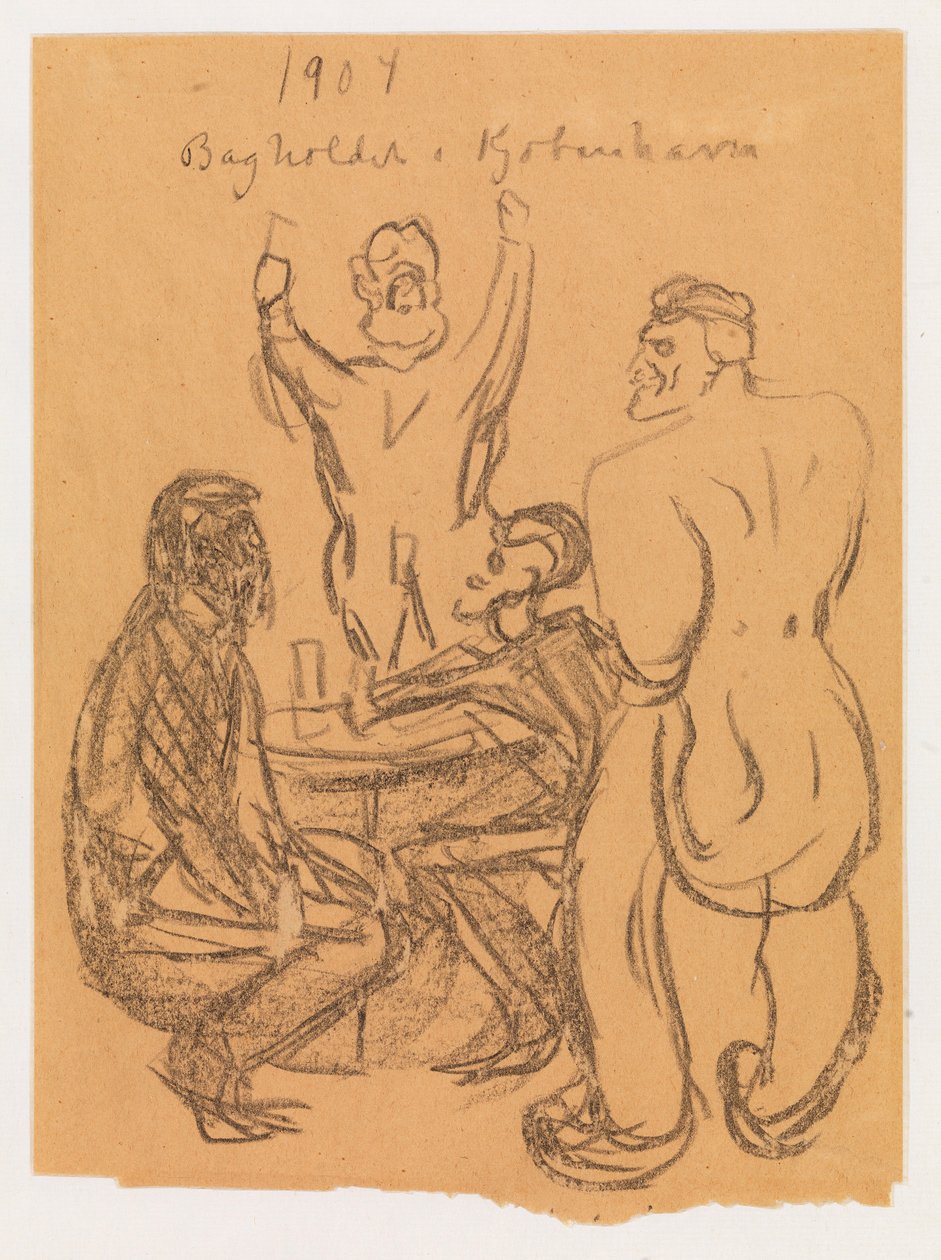 Bakholdet i København av Edvard Munch