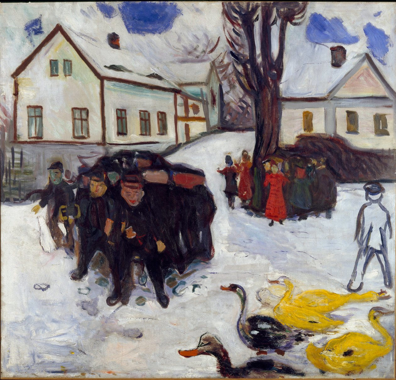 Barn og gjess av Edvard Munch