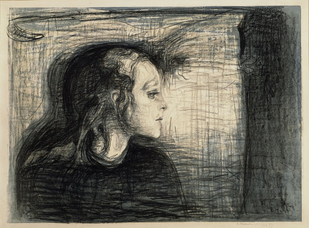 Det syke barnet I av Edvard Munch