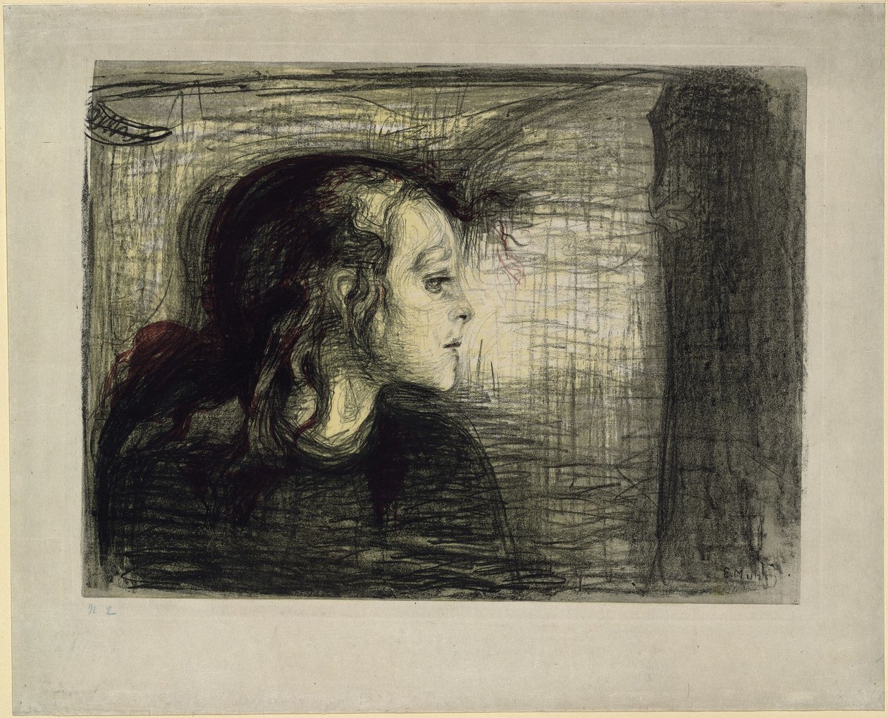 Det syke barnet I av Edvard Munch