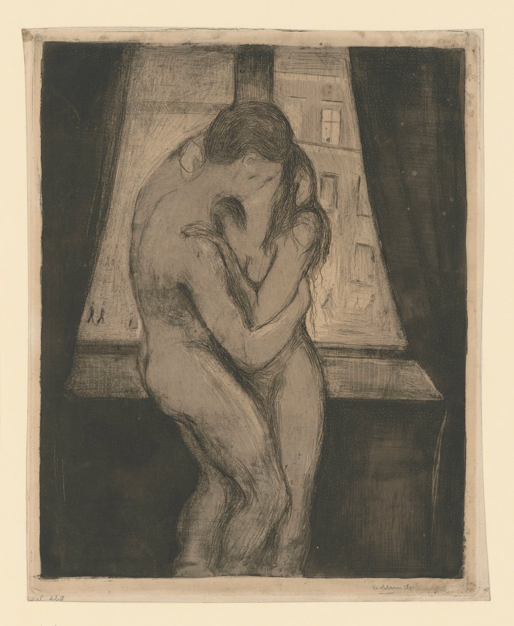 Kysset av Edvard Munch