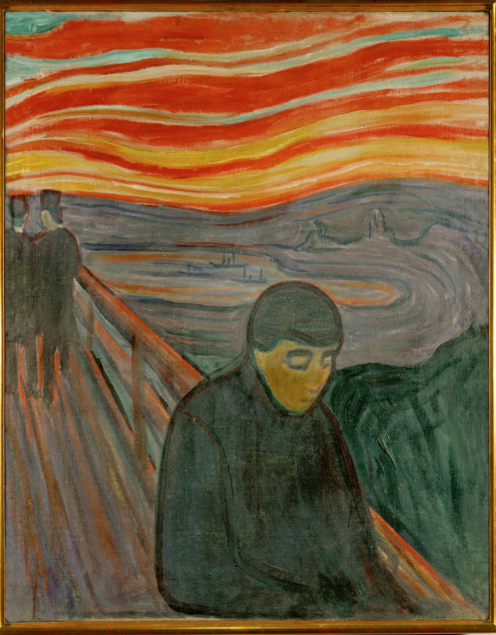 Fortvilelse (olje på lerret) av Edvard Munch