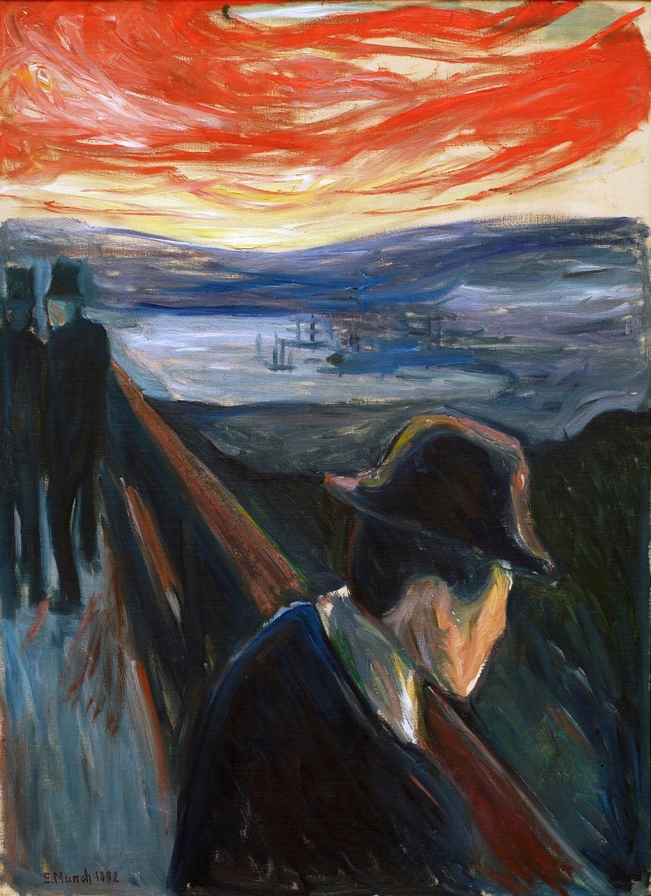 Fortvilelse av Edvard Munch