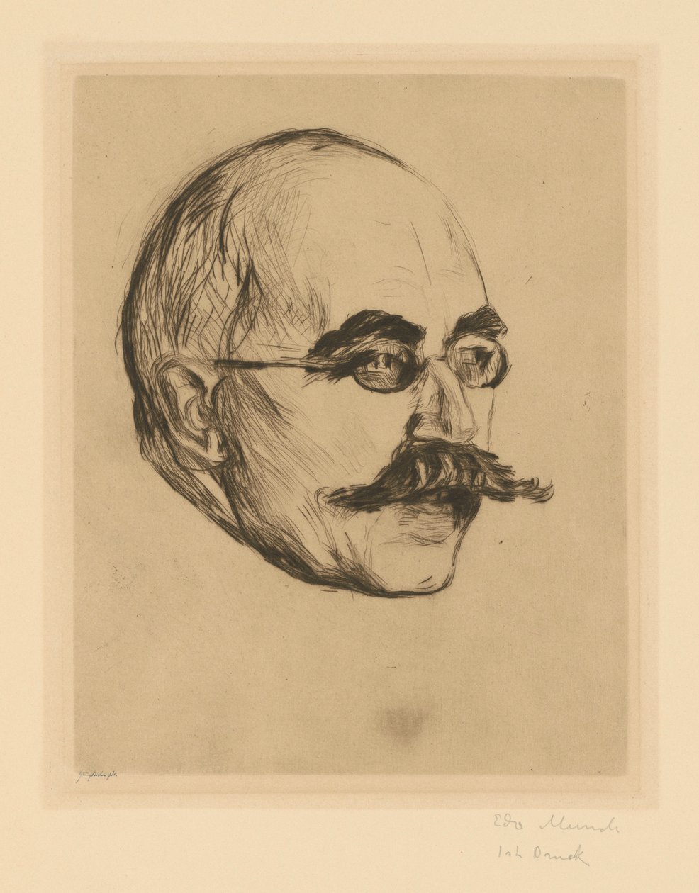 Dr. Gustav Schiefler av Edvard Munch