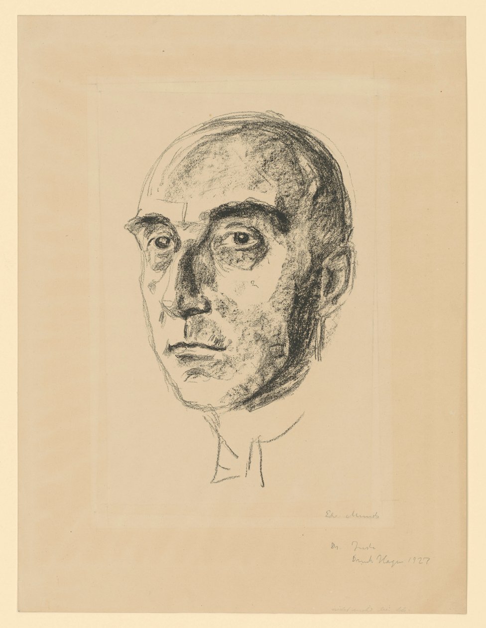 Dr. Ludwig Justi av Edvard Munch