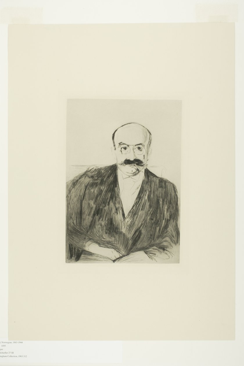 Dr. Max Asch av Edvard Munch