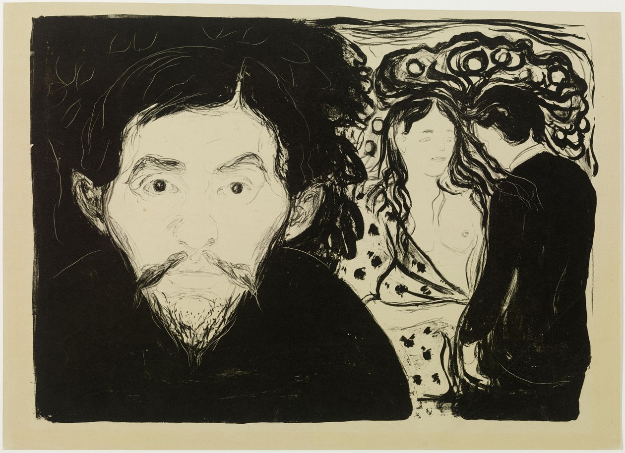Sjalusi (liten) av Edvard Munch