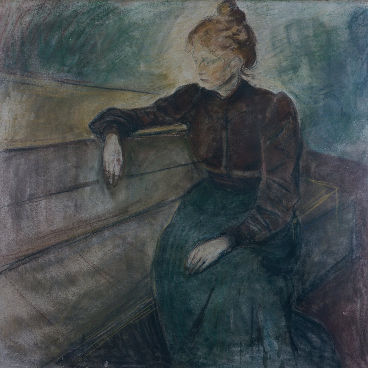 Kvinnelig portrett av Edvard Munch