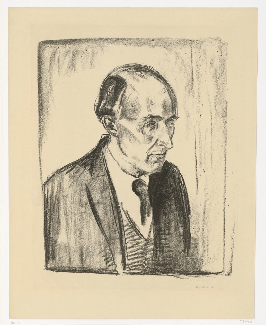 Frederick Delius av Edvard Munch