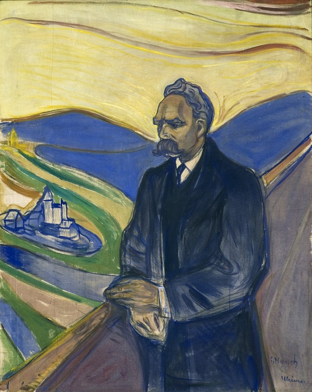 Friedrich Nietzsche av Edvard Munch