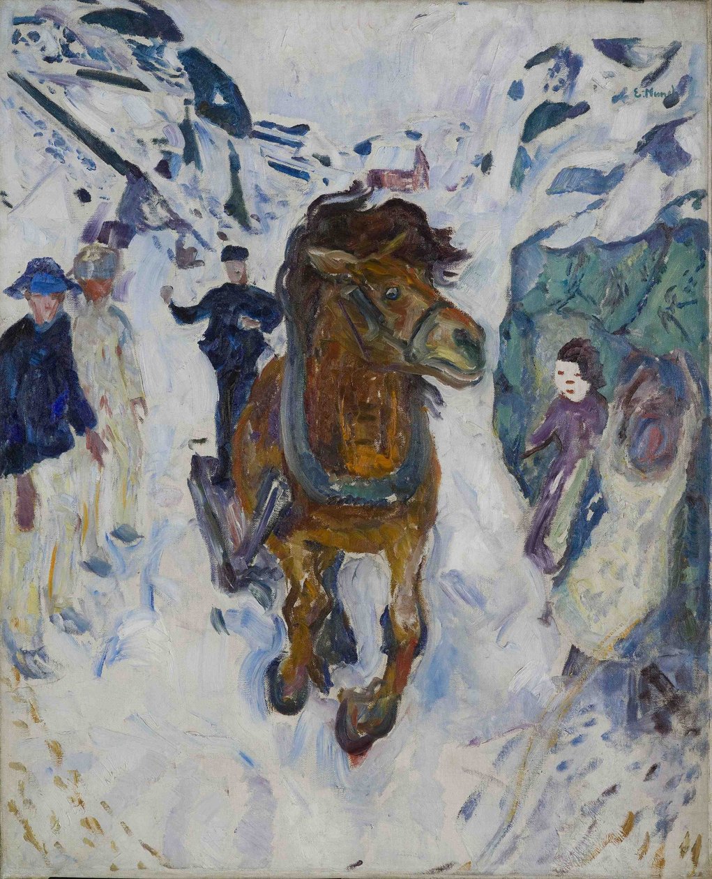 Galopperende hest av Edvard Munch
