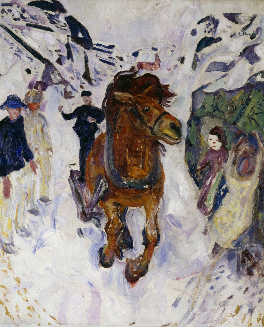 Galopperende hest av Edvard Munch