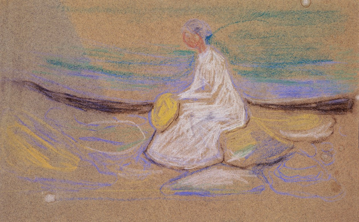Jente på stranden av Edvard Munch