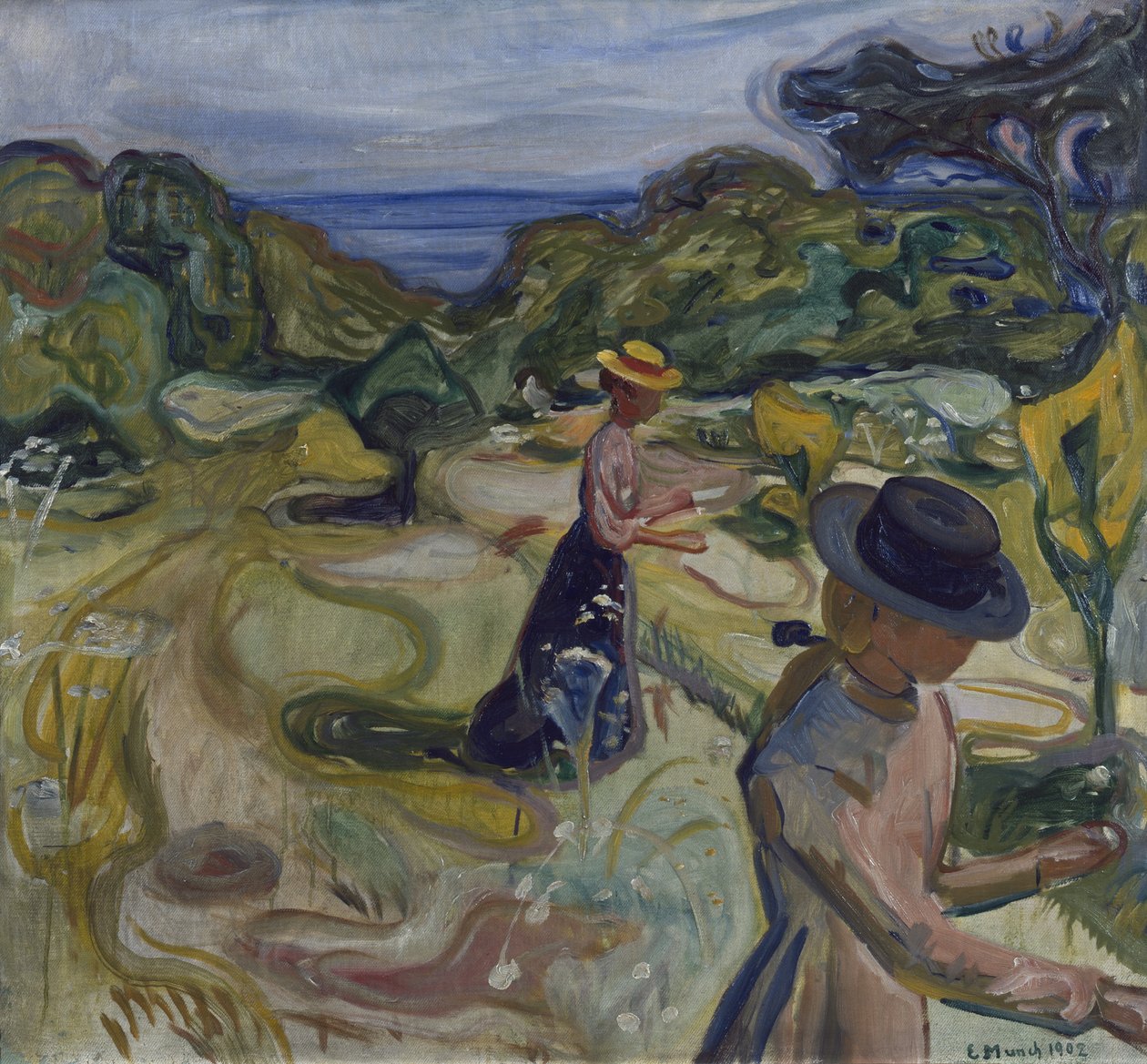 I hagen av Edvard Munch