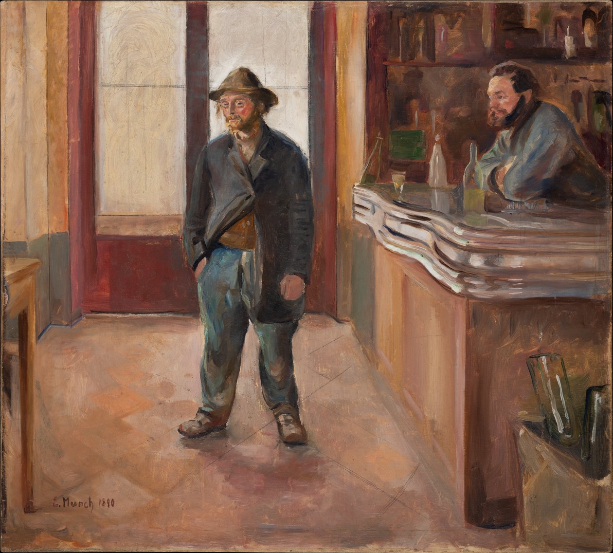 På vertshuset av Edvard Munch