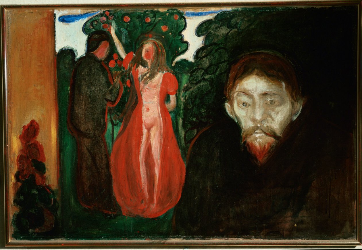 Sjalusi (maleri på lerret) av Edvard Munch