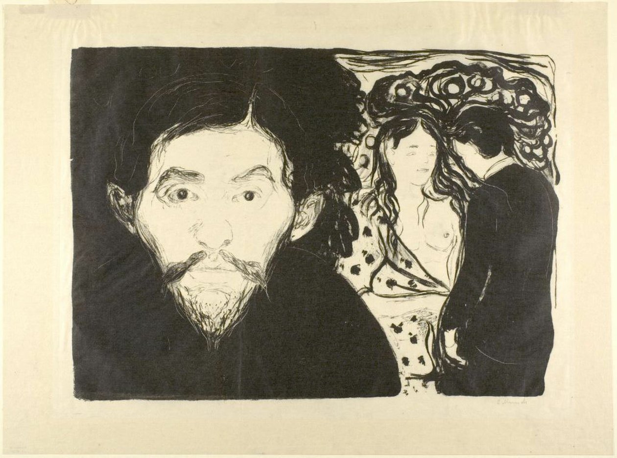 Sjalusi I av Edvard Munch