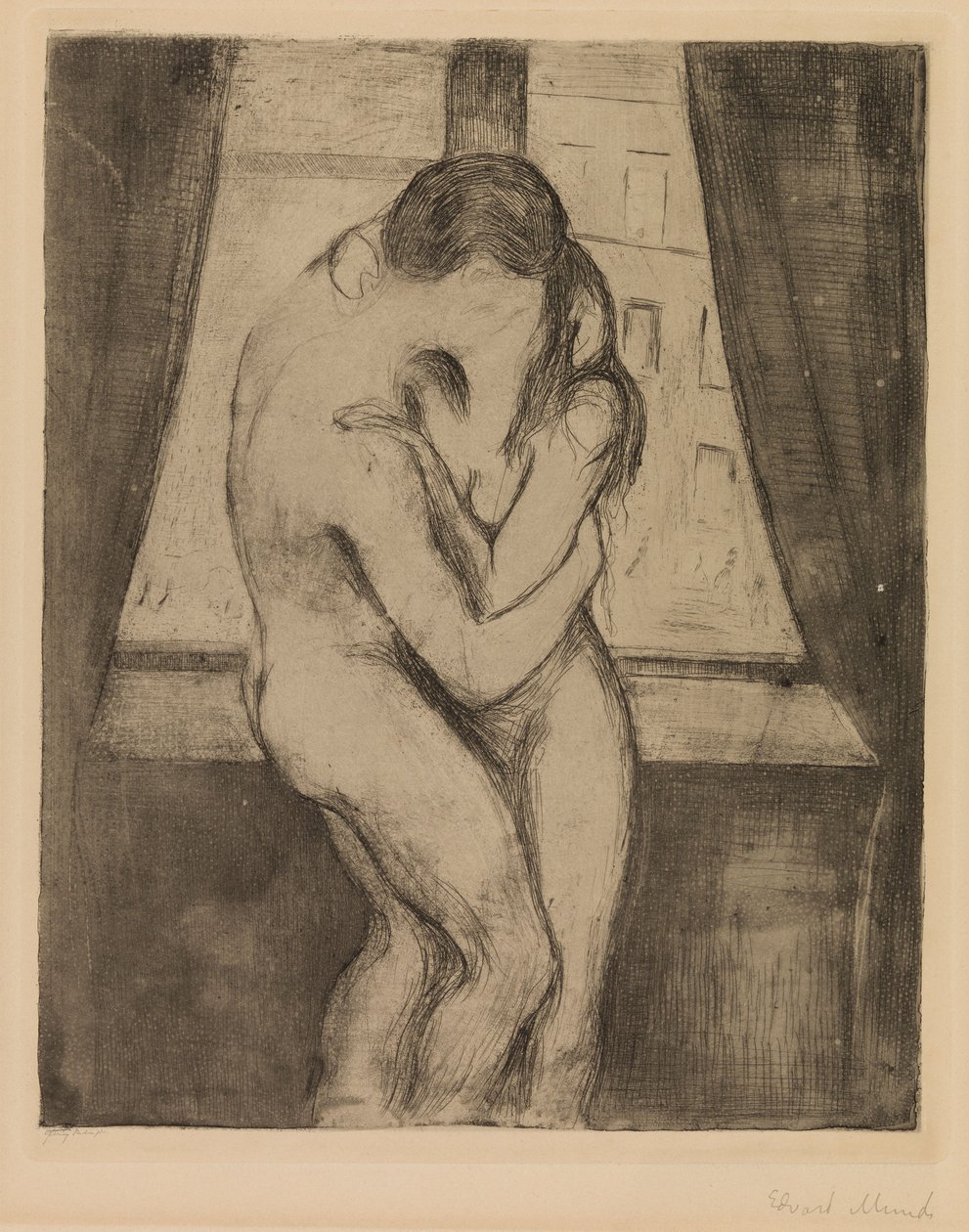 Kysset av Edvard Munch