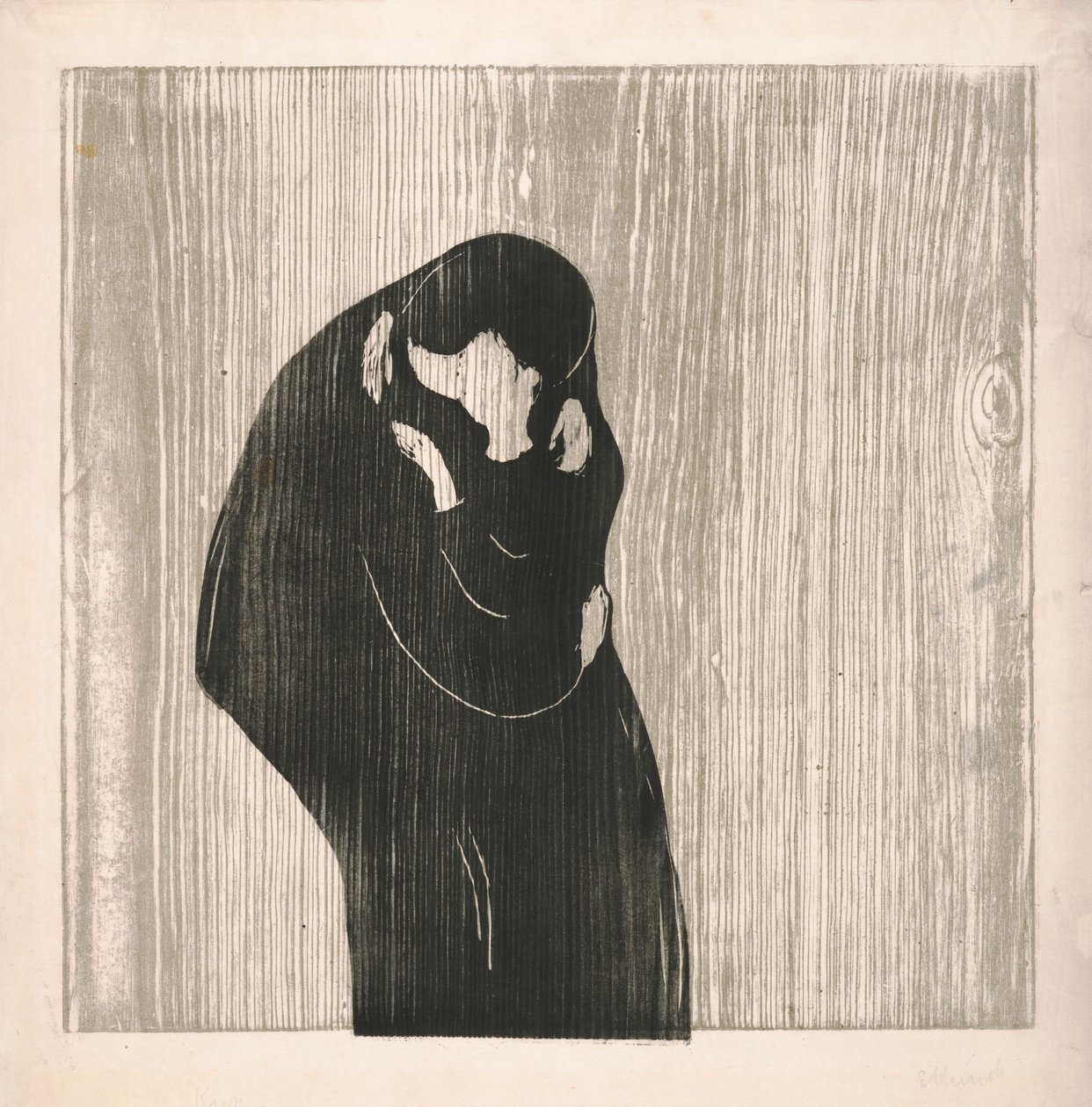 Kyss av Edvard Munch