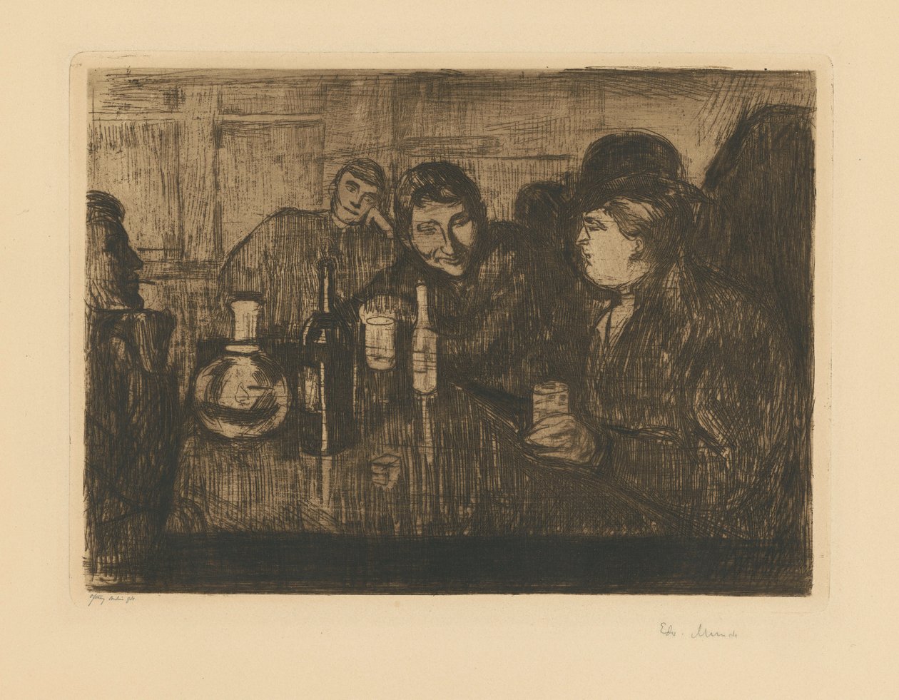 Kristiania-bohemen I av Edvard Munch