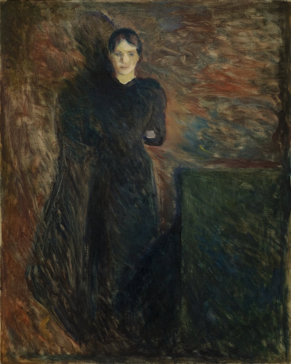 Dame i svart av Edvard Munch