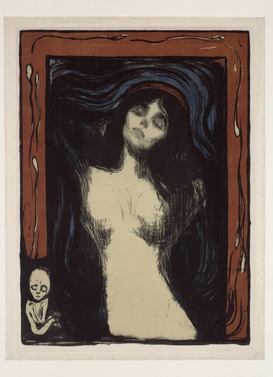 Madonna (Forelsket kvinne) av Edvard Munch