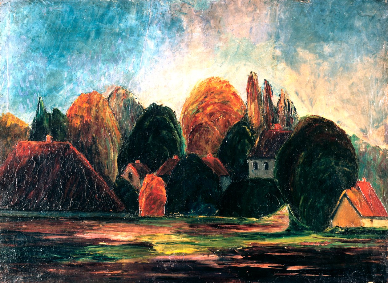 Norgespassasjen, ca 1900 av Edvard Munch