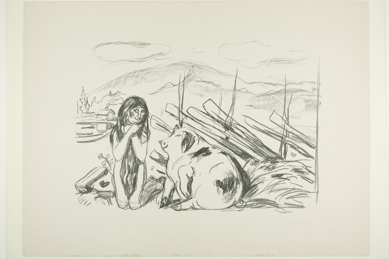 Omega og grisen av Edvard Munch