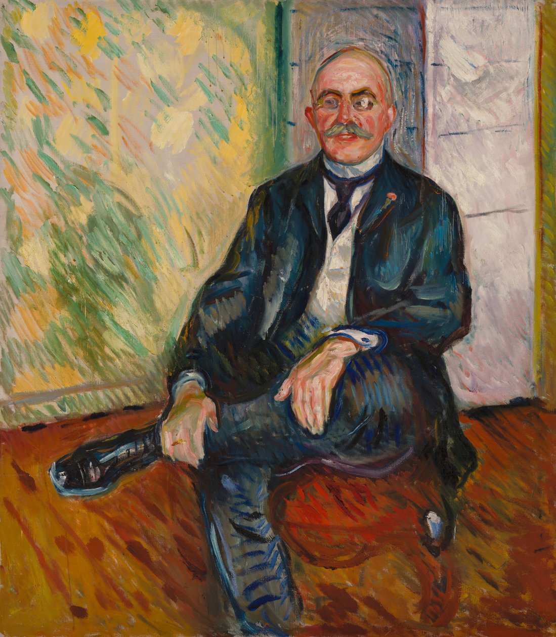 Portrett av Gustaf Schiefler av Edvard Munch