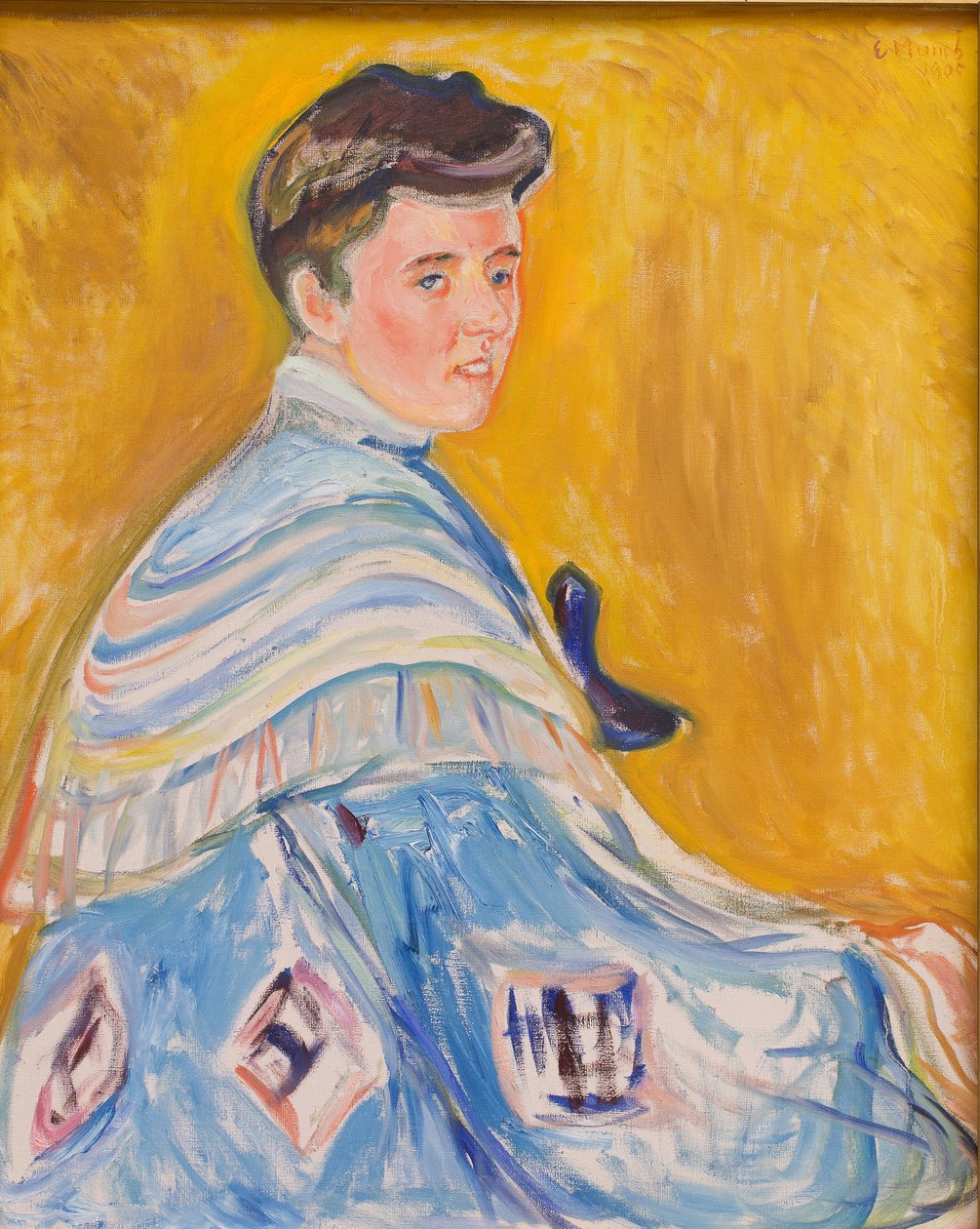 Portrett av Hanni Esche, av Munch, Edvard (1863-1944). Olje på lerret av Edvard Munch