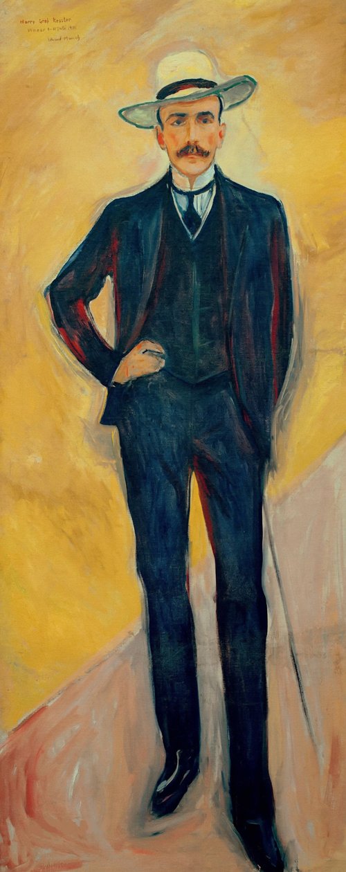 Portrett av Harry Graf Kessler 1868-1937, 1906. av Edvard Munch
