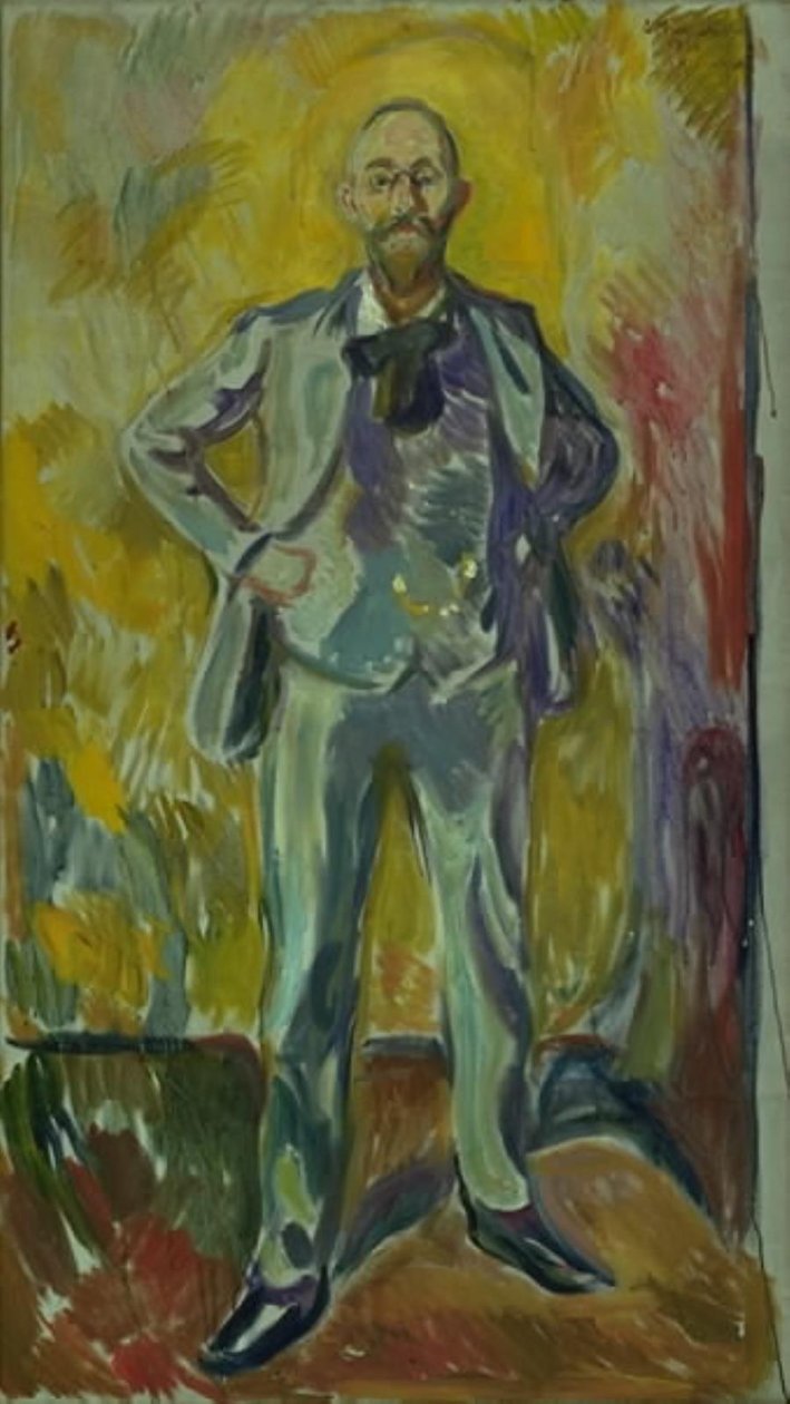 Portrett av professor Daniel Jacobson av Edvard Munch