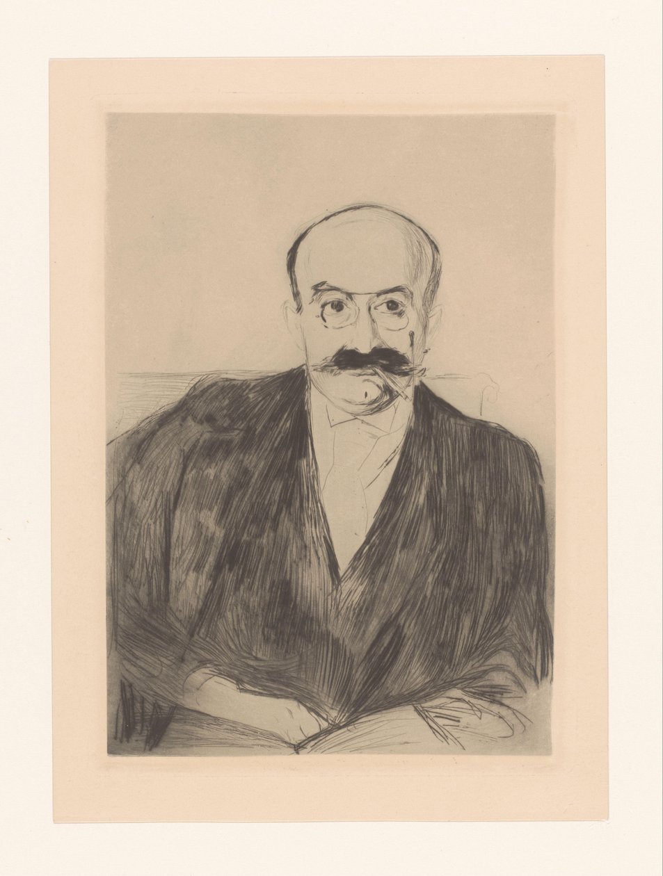 Portrett av Dr. Max Ash av Edvard Munch