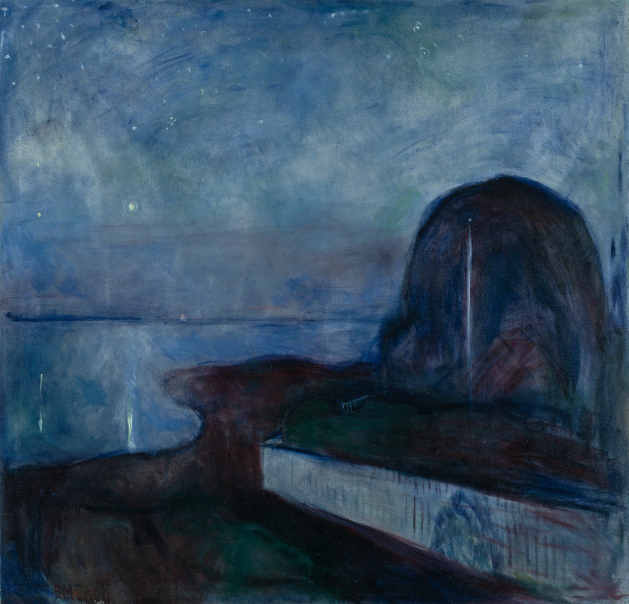 Stjerneklar natt av Edvard Munch