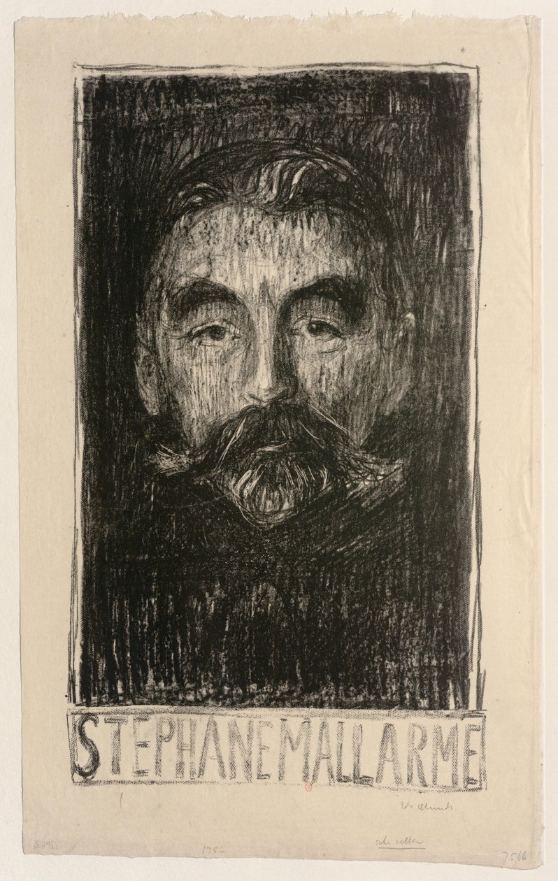 Stéphane Mallarmé av Edvard Munch