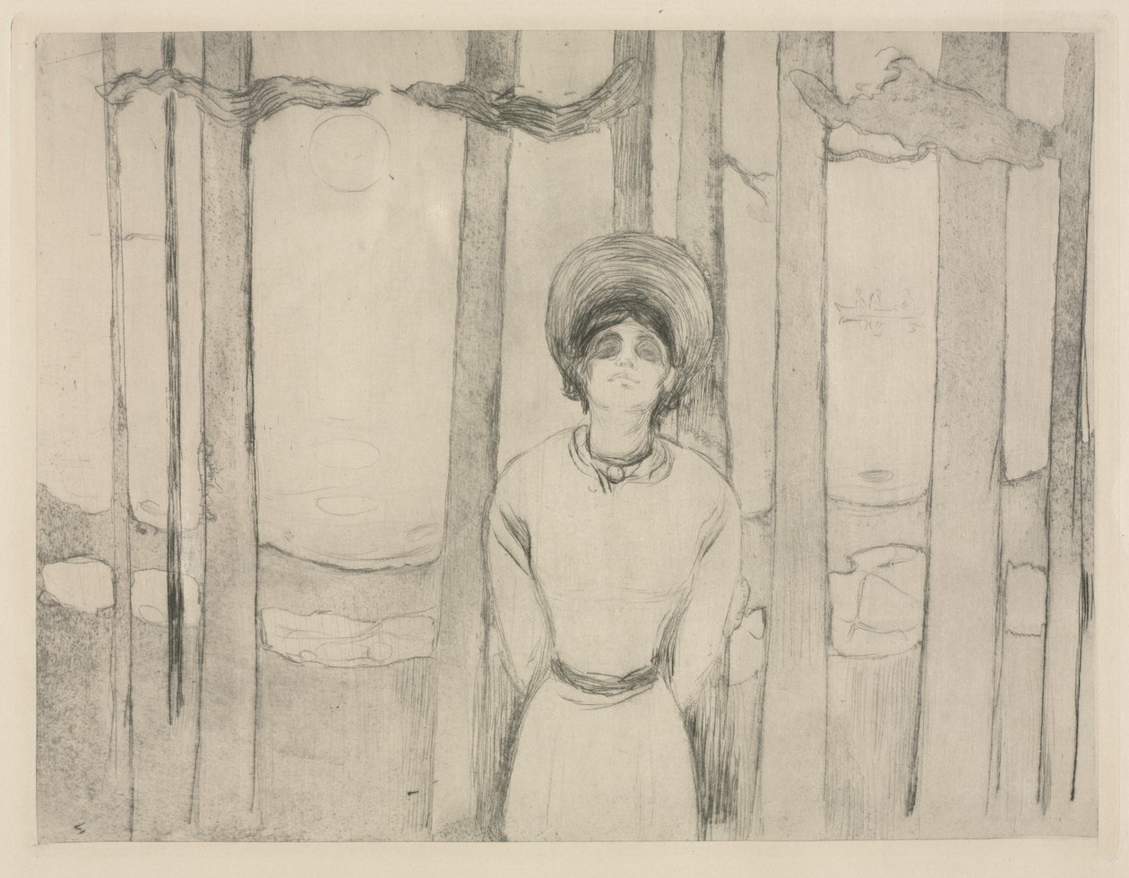 Sommernatt  (The Voice) av Edvard Munch