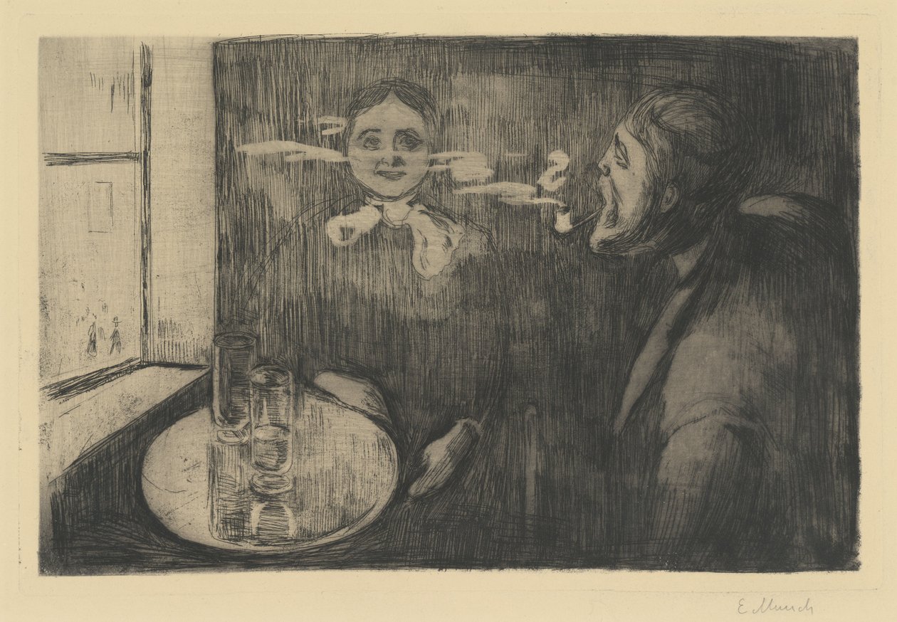 Tête à Tête av Edvard Munch