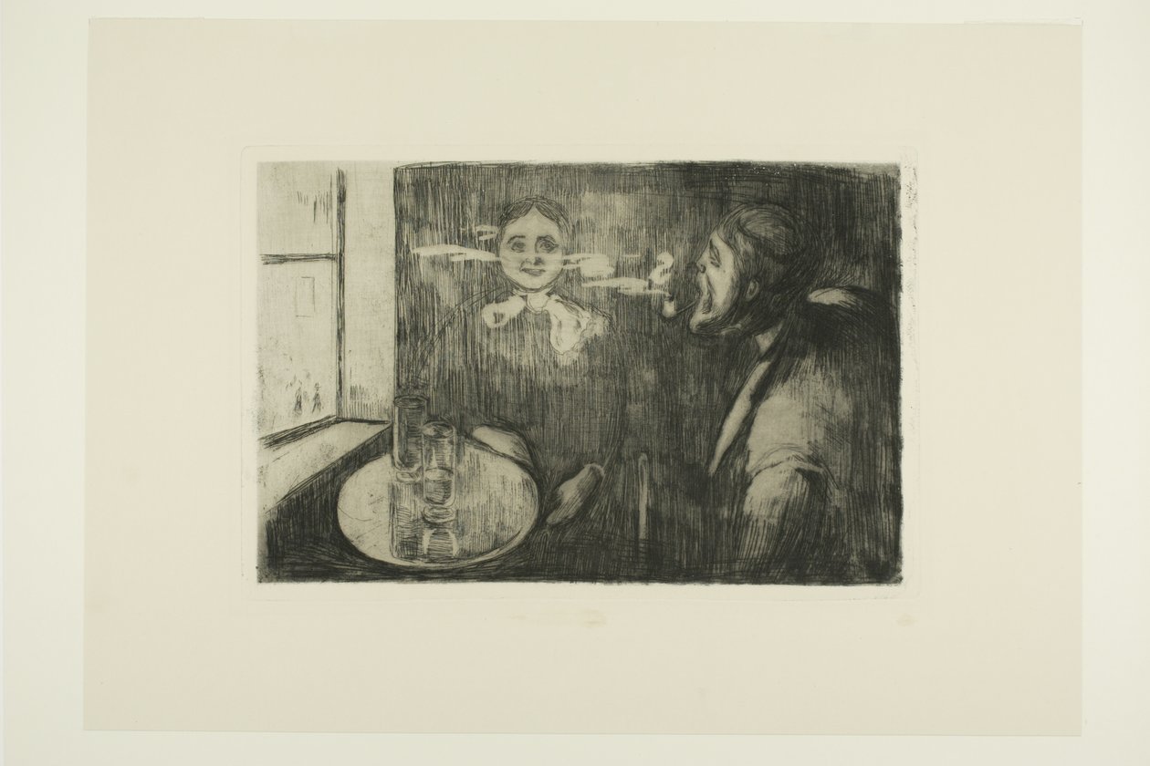 Ansikt til ansikt av Edvard Munch