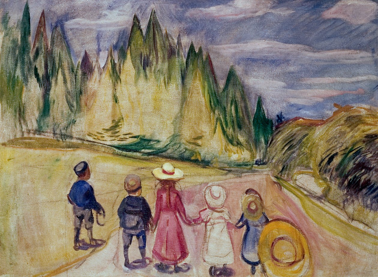 Eventyrskogen av Edvard Munch