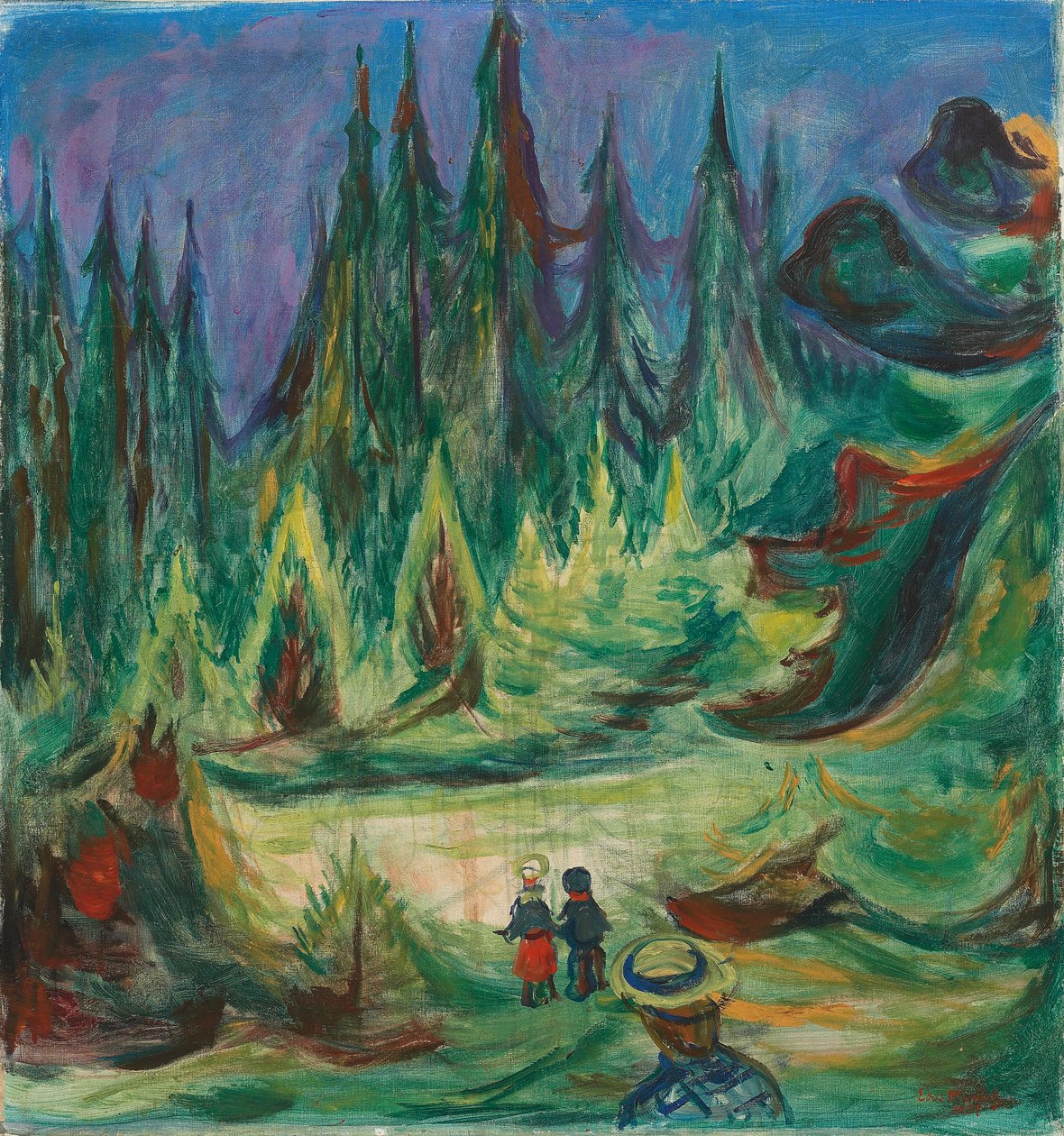 Eventyrskogen av Edvard Munch