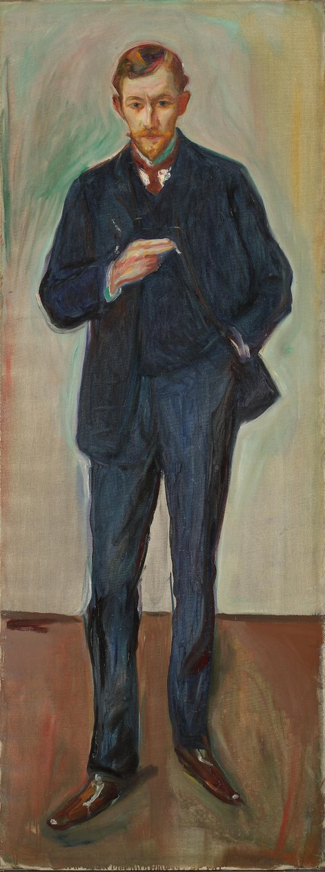 Franskmannen, Marcel Archinard, ca. 1904 (olje på lerret) av Edvard Munch