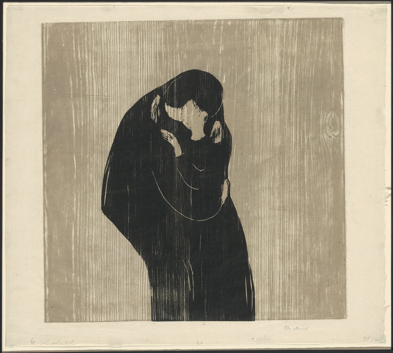 Kysset IV av Edvard Munch