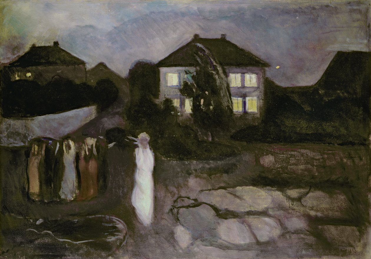 Stormen, 1893 av Edvard Munch
