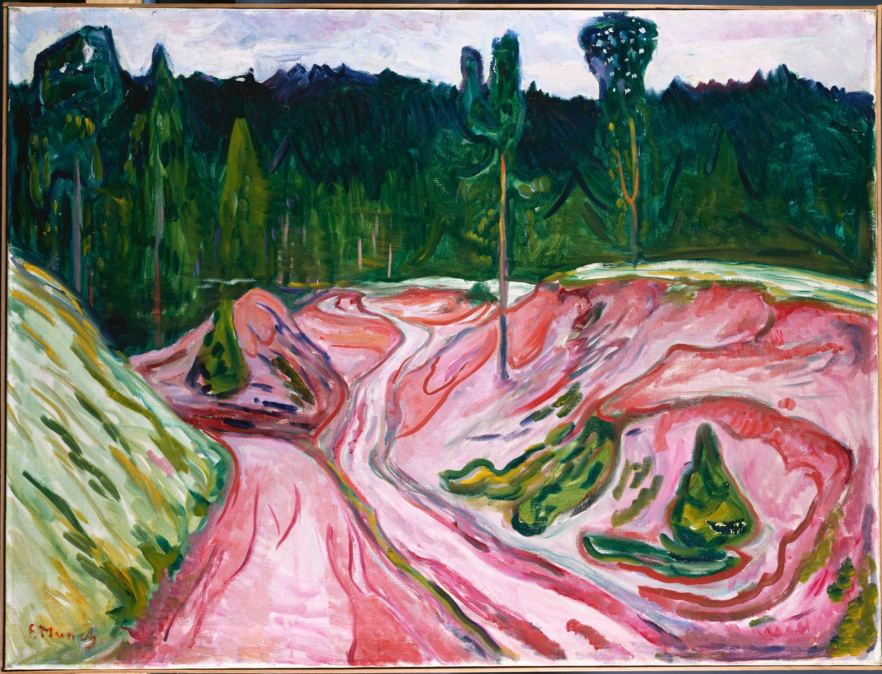 Thüringer Wald, ca. 1904 (olje på lerret) av Edvard Munch