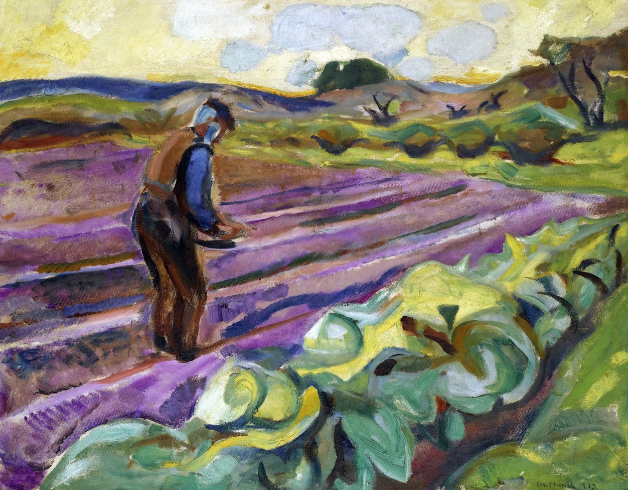 Såmannen - Maleri av Edvard Munch (1863-1944) av Edvard Munch