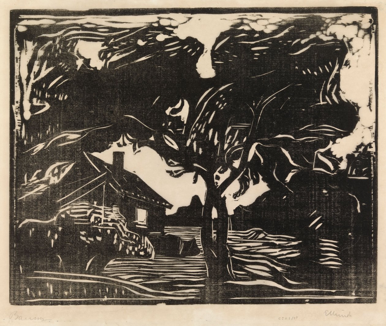 Tre av Edvard Munch