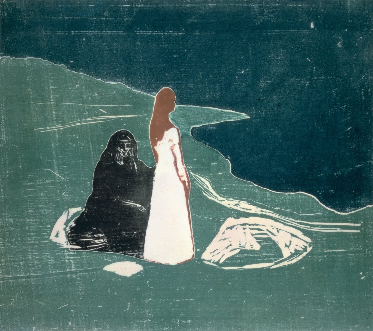 To kvinner på kysten av Edvard Munch