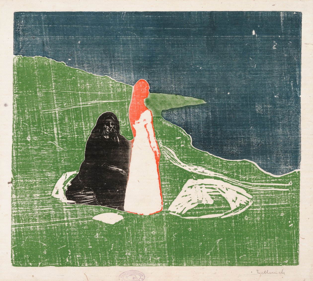 To kvinner på stranden av Edvard Munch